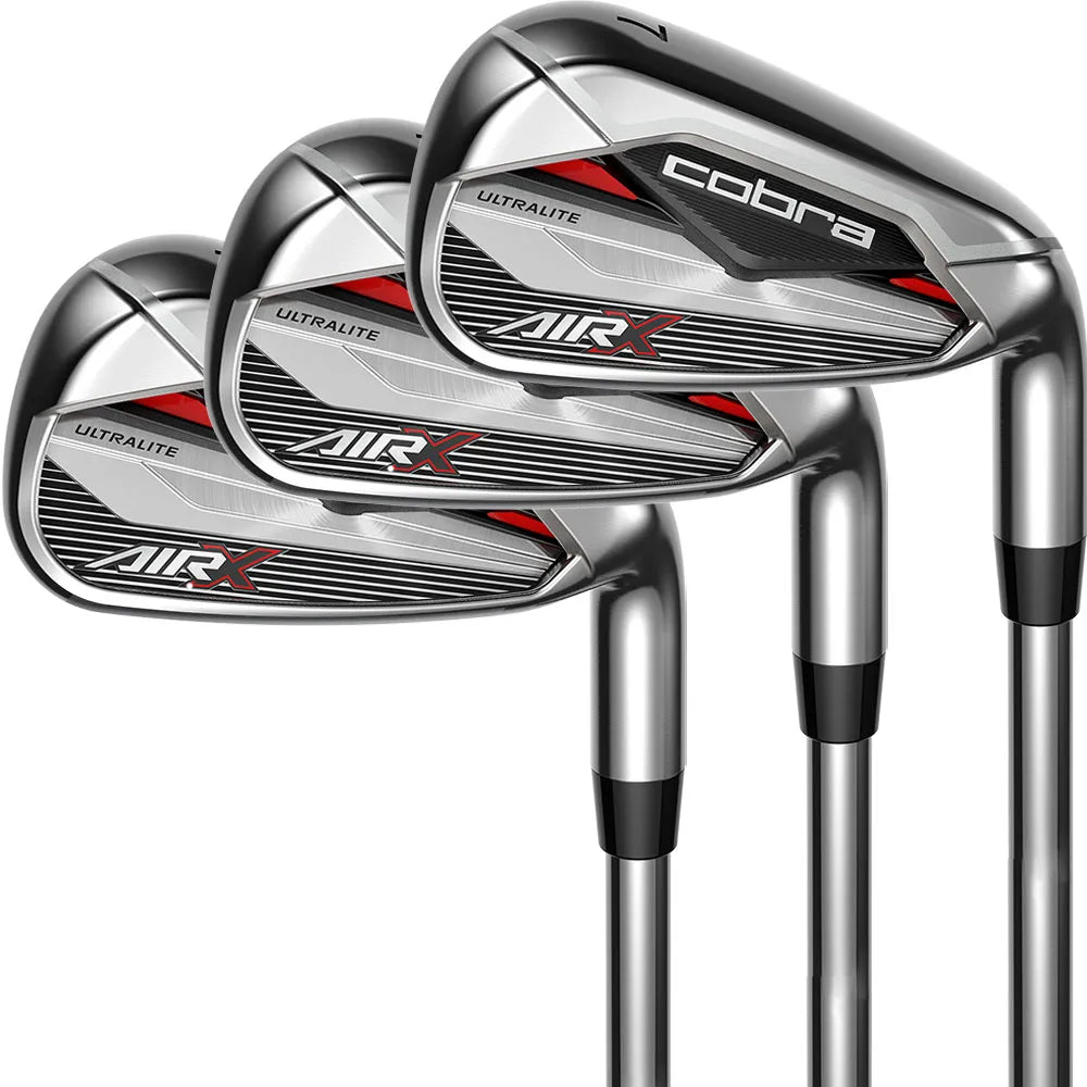 Cobra Men's 2022 Air-X Iron Set  Right Hand Cobra Ultralite 50 Regular Flex Graphite 5-PW, SW