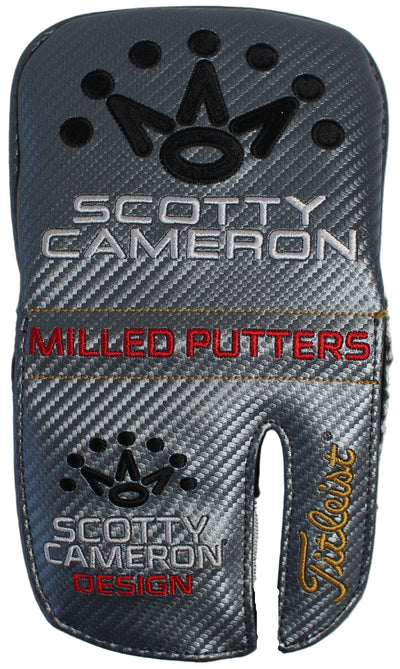 Scotty Cameron Silver Square Futura Stock Left Handed Mallet Putter Headcover