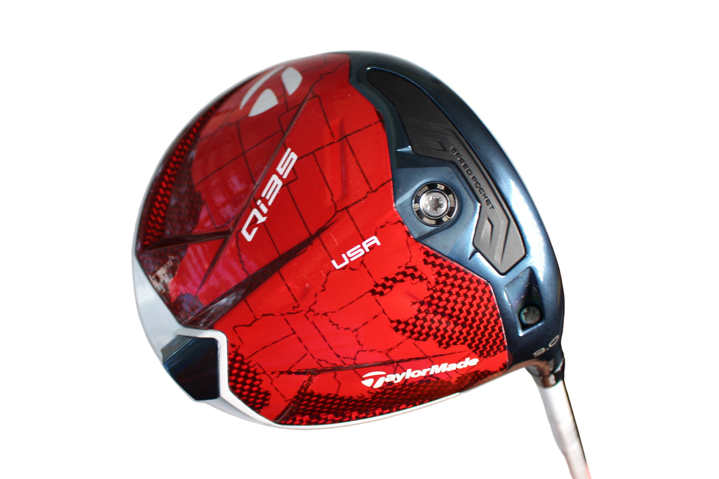 Pre-Owned TaylorMade Qi35 9.0 USA Ryder Cup Edition Driver w/ Fujikura Air Speeder (Stiff) (45.74 Inch) Shaft (Mint)