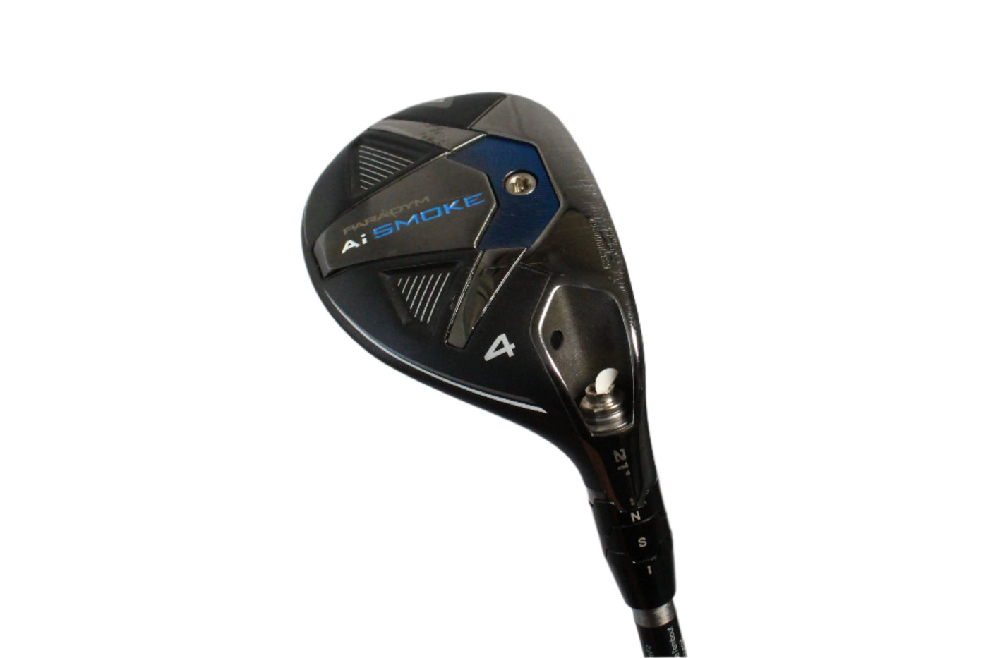 Pre-Owned Callaway AI Smoke: 4 Hybrid (21.0) W/ SteelFiber FC 65 f2 (Senior) (39.5 Inch) Shaft (Average)