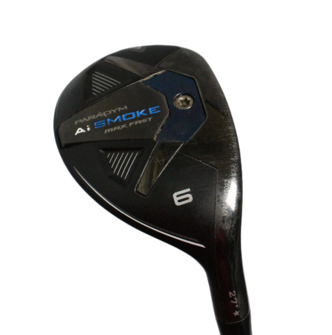 Pre-Owned Callaway Ai Smoke Max Fast: 6 Hybrid (27.0) W/ Attas 50 A (Senior) (39 Inch) Shaft (Above Average)