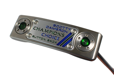 Scotty Cameron Champions Choice Button Back Newport Plus (15G Weights) Custom Shop Limited Putter Green/Blue