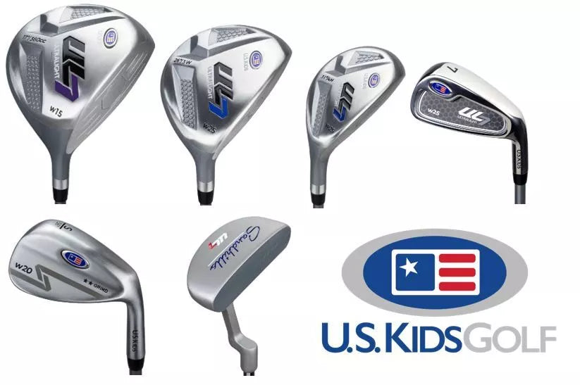 U.S. Kids Golf UL-7 Individual Clubs (Approx Age 6, Height 45"-48")