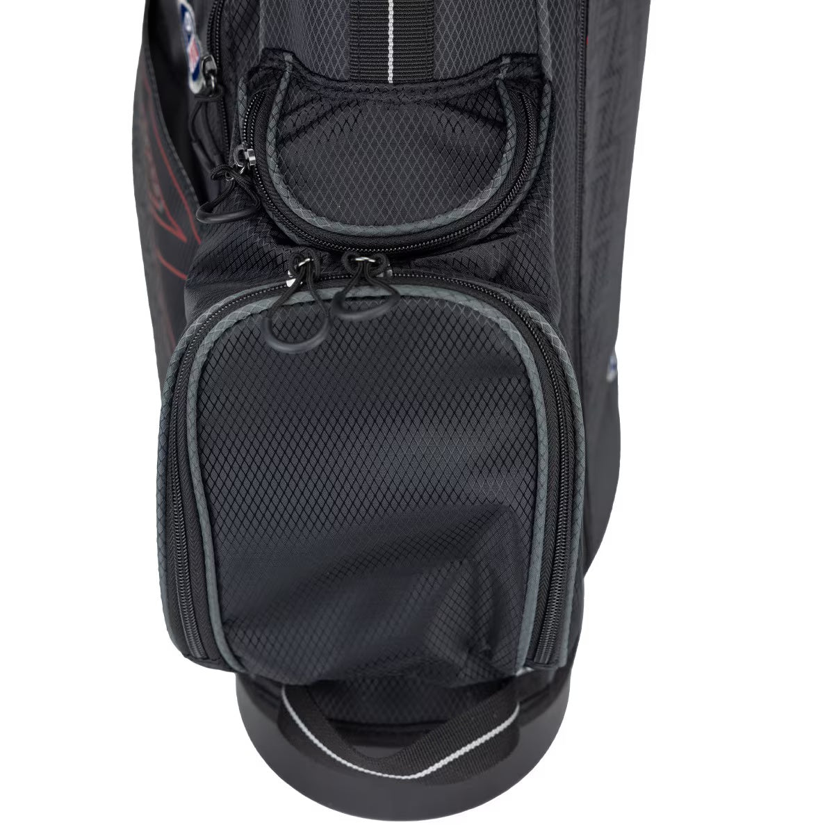 U.S. Kids Golf UL-7 5 Club Stand Set (Approx Age 11, Height 60"-63") Black/Maroon Bag